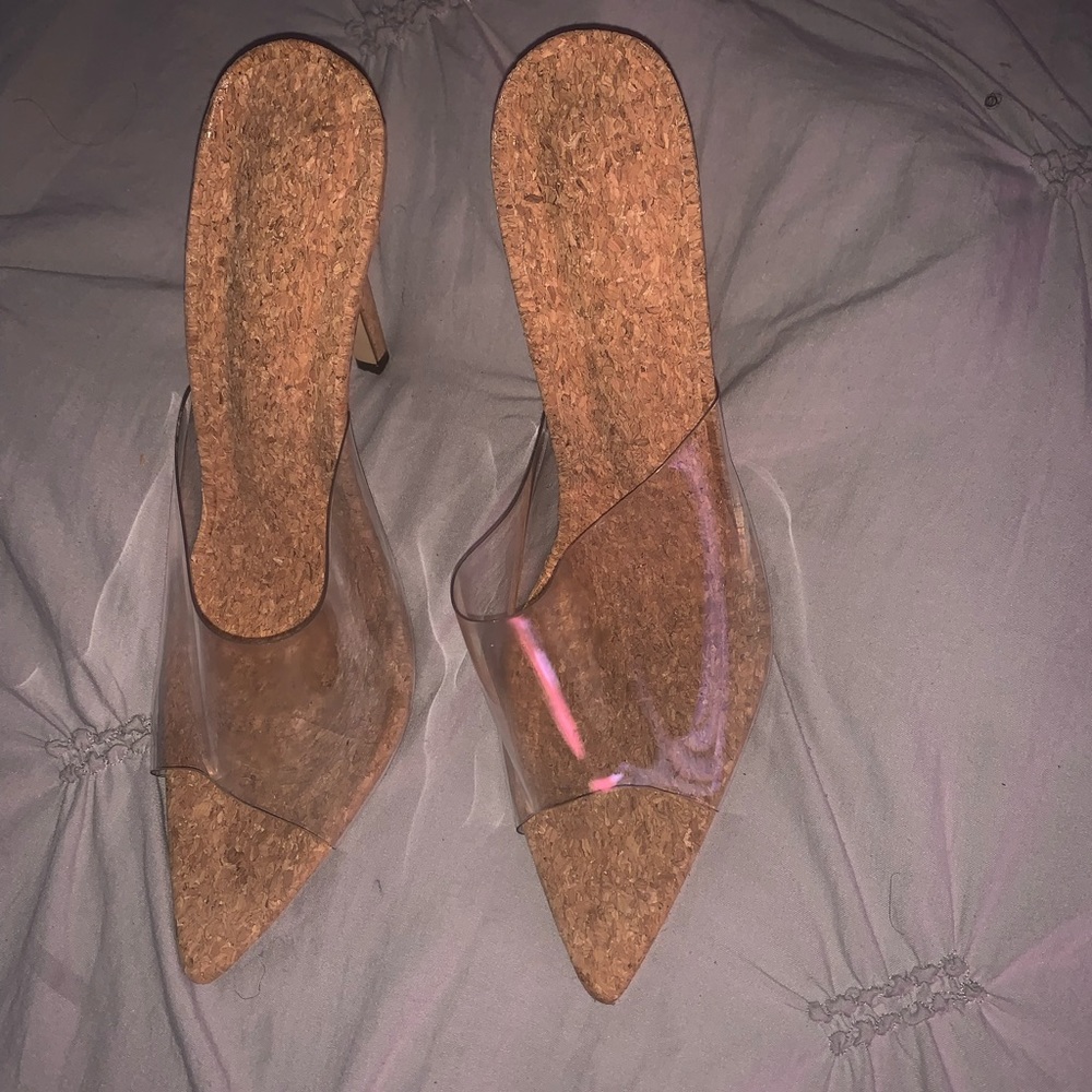 Clear heels
